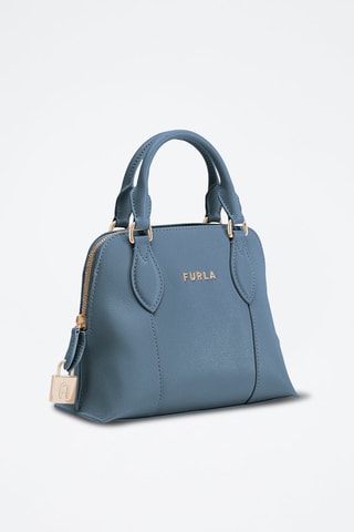 Kalfsleren Handtas Vittoria - Blauw
