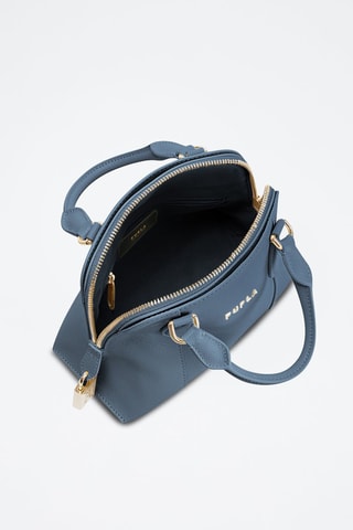 Kalfsleren Handtas Vittoria - Blauw