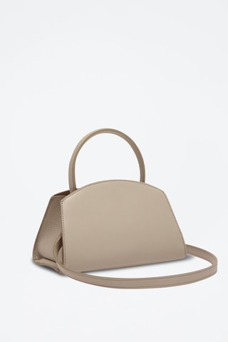 Kalfsleren Handtas Genesi - Taupe