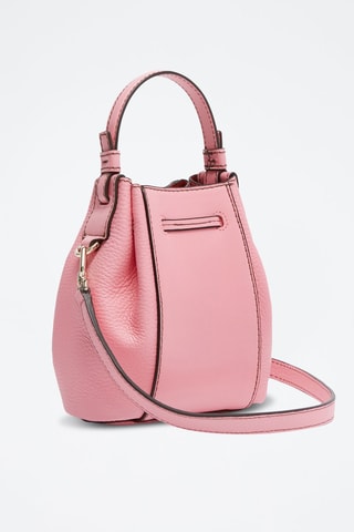Leren Buideltas Miastella - Roze
