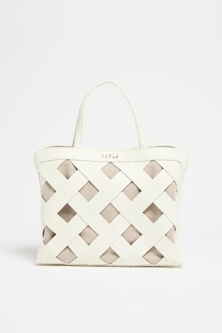 Leren Handtas Vittoria - Wit