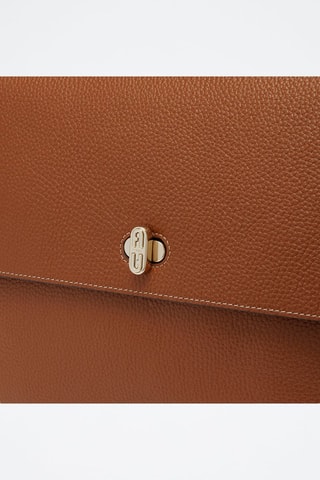 Kalfsleren Trendy Handtas M Danae - Bruin