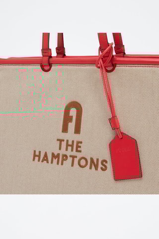 Trendy Handtas Archive Series - Taupe en Rood
