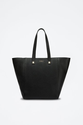 Kalfsleren Trendy Handtas M Afrodite - Zwart