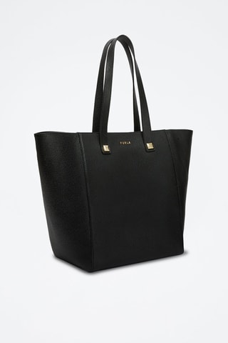 Kalfsleren Trendy Handtas M Afrodite - Zwart