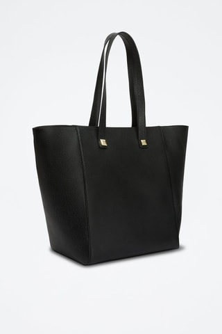 Kalfsleren Trendy Handtas M Afrodite - Zwart