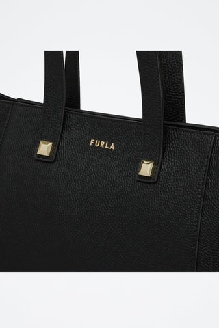 Kalfsleren Trendy Handtas M Afrodite - Zwart