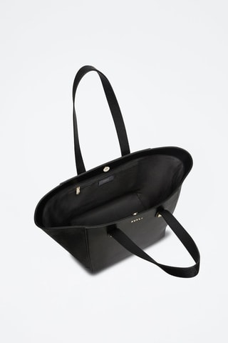 Kalfsleren Trendy Handtas M Afrodite - Zwart