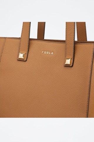 Kalfsleren Trendy Handtas M Afrodite - Camel