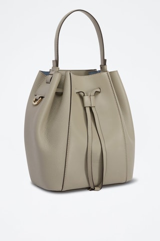 Kalfsleren Buideltas Miastella - Taupe