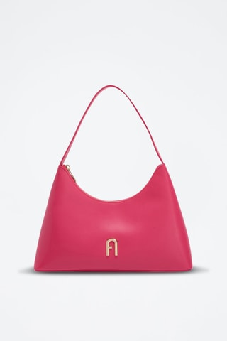 Kalfsleren Trendy HandtasDiamante S - Fuchsia
