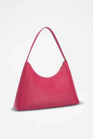 Kalfsleren Trendy HandtasDiamante S - Fuchsia