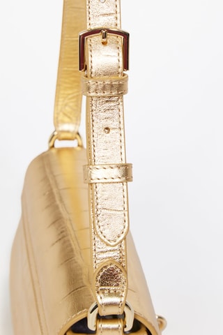 Kalfsleren Trendy Handtas Artemis - goudkleurig