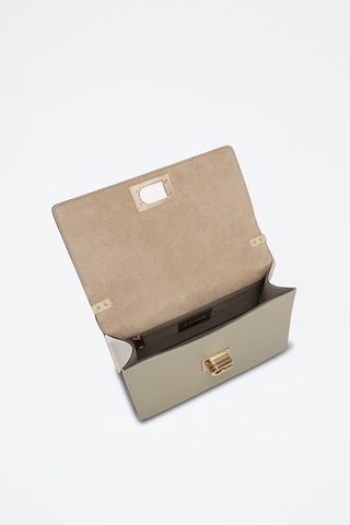 Leren Schoudertas 1927 S - Donkergrijs en Beige