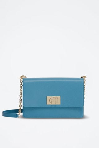 Leren Schoudertas 1927 S - Turquoise