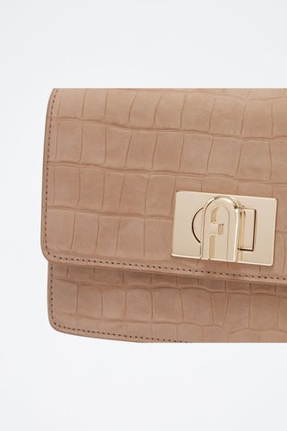 Nubuck Kalfsleren Schoudertas 1927 Mini - Beige
