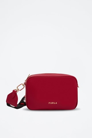 Leren Schoudertas Mini Real - Rood
