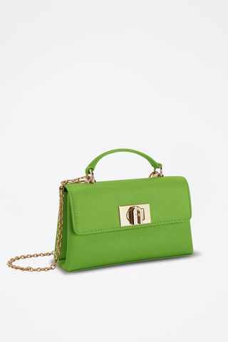 Leren Schoudertas Furla 1927 - Lichtgroen