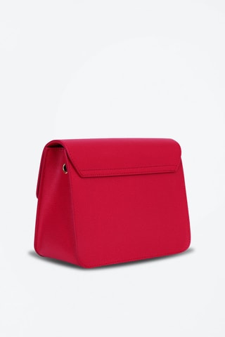 Leren Schoudertas Metropolis Rood