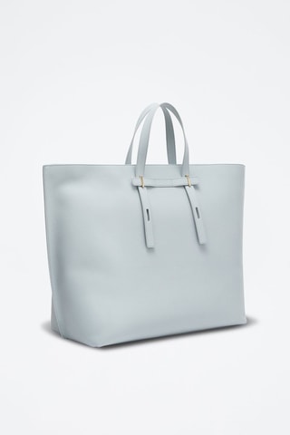Leren Shopper Giove XL - Lichtblauw