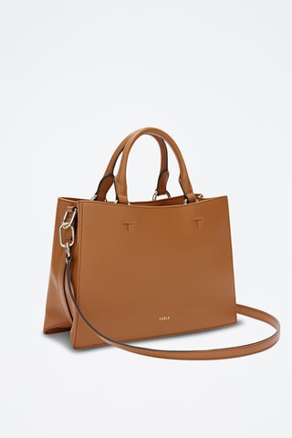 Leren Schoudertas Furla Nuvola - Bruin