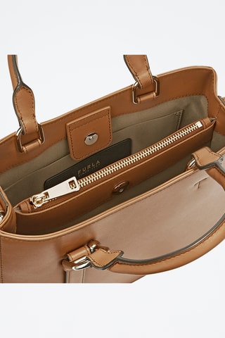Leren Schoudertas Furla Nuvola - Bruin