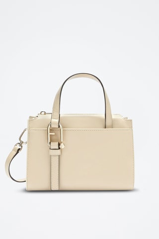 Leren Schoudertas Furla Nuvola - Beige
