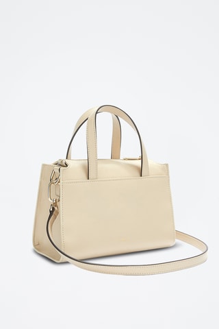 Leren Schoudertas Furla Nuvola - Beige