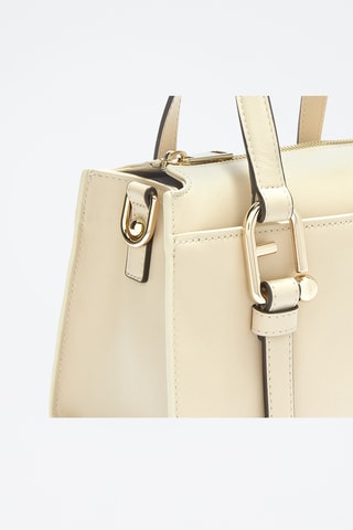 Leren Schoudertas Furla Nuvola - Beige