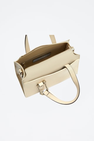 Leren Schoudertas Furla Nuvola - Beige