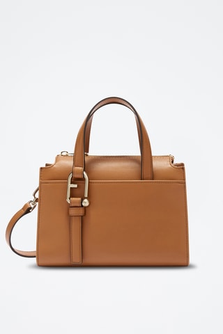 Leren Schoudertas Furla Nuvola - Bruin