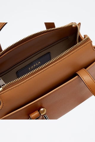 Leren Schoudertas Furla Nuvola - Bruin
