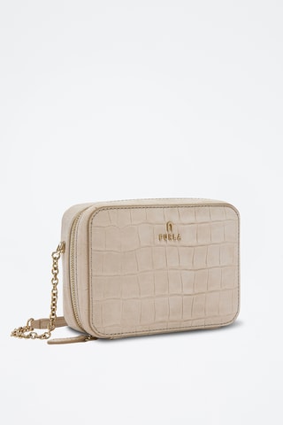 Leren Schoudertas Furla Camelia - Beige