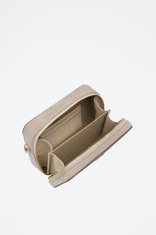 Leren Schoudertas Furla Camelia - Beige