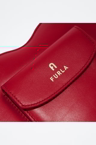Leren Schoudertas Furla Camelia - Rood