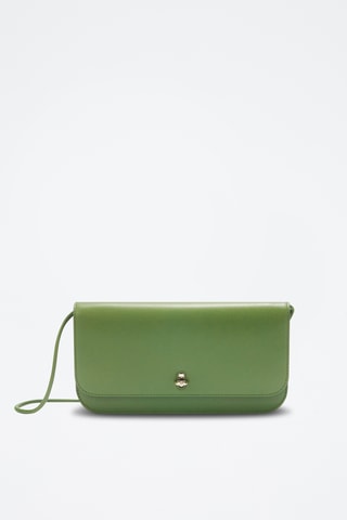 Leren Schoudertas Furla Genesi - Groen