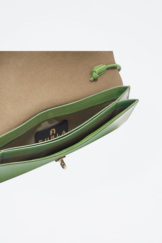 Leren Schoudertas Furla Genesi - Groen