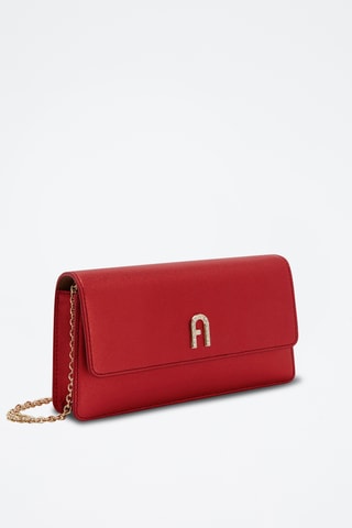Leren Schoudertas Furla Diamante - Rood