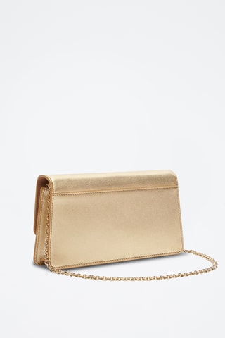 Leren Schoudertas Furla Diamante - goudkleurig