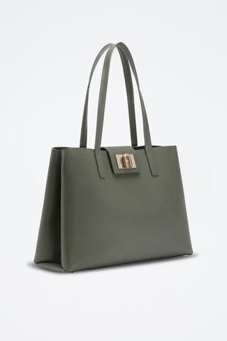 Leren Schouderhandtas Furla 1927 - Kaki