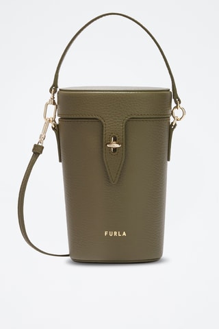 Leren Buideltas Furla Net - Olijfgroen