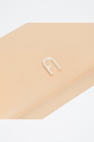 Leren Schoudertas Furla Diamante - Beige