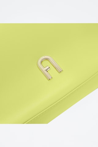 Leren Schoudertas Furla Diamante - Geel