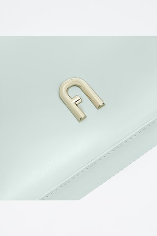 Leren Schoudertas Furla Diamante - Lichtblauw