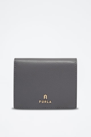 Leren Portefeuille Furla Camelia - Grijs