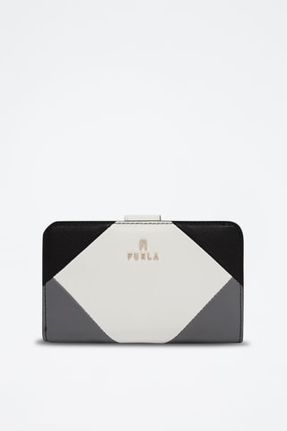 Leren Portefeuille Furla Camelia - Zwart