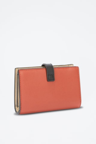 Leren Portefeuille Furla Flow - Oranje