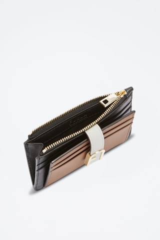 Leren Pasjeshouder Furla Flow - Beige