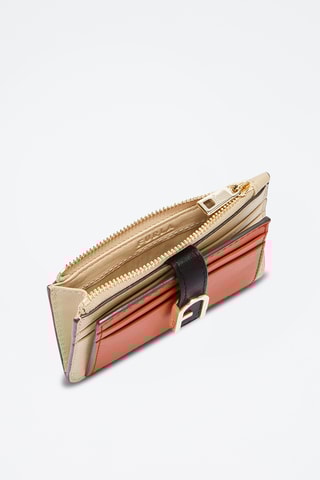 Leren Pasjeshouder Furla Flow - Oranje