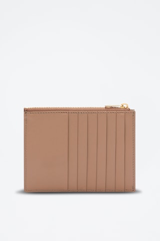 Lamsleren Pasjeshouder Furla Gerla - Beige